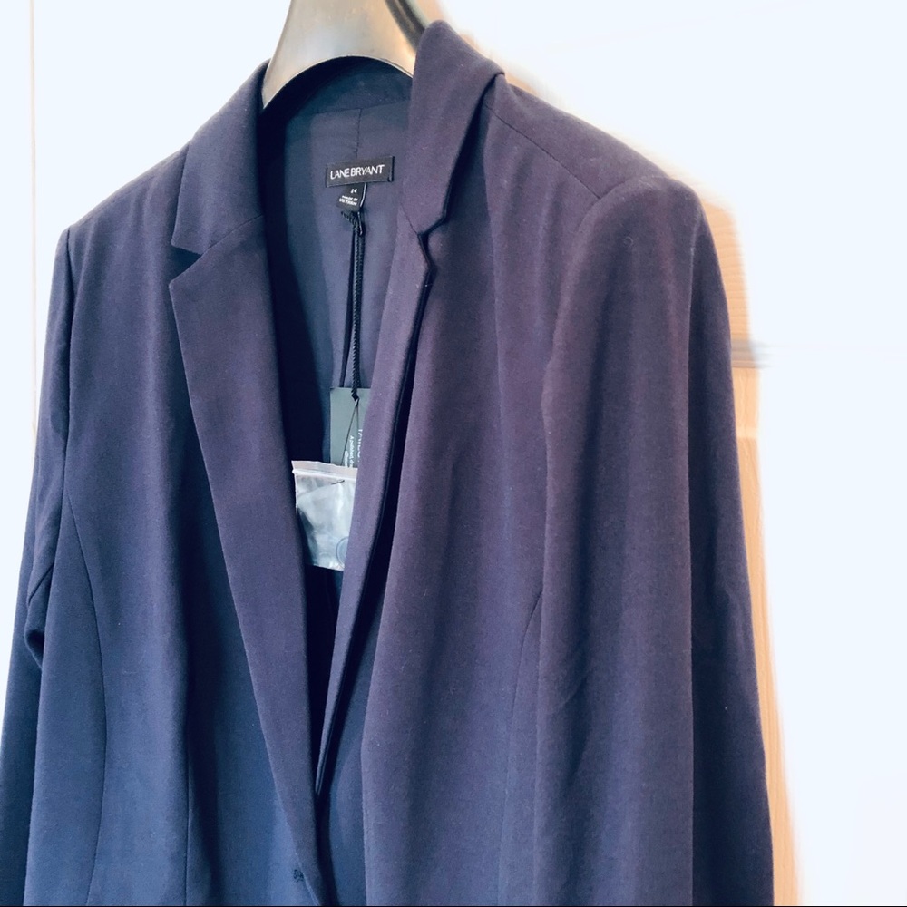 LB Boyfriend Blazer Navy Lined NWT